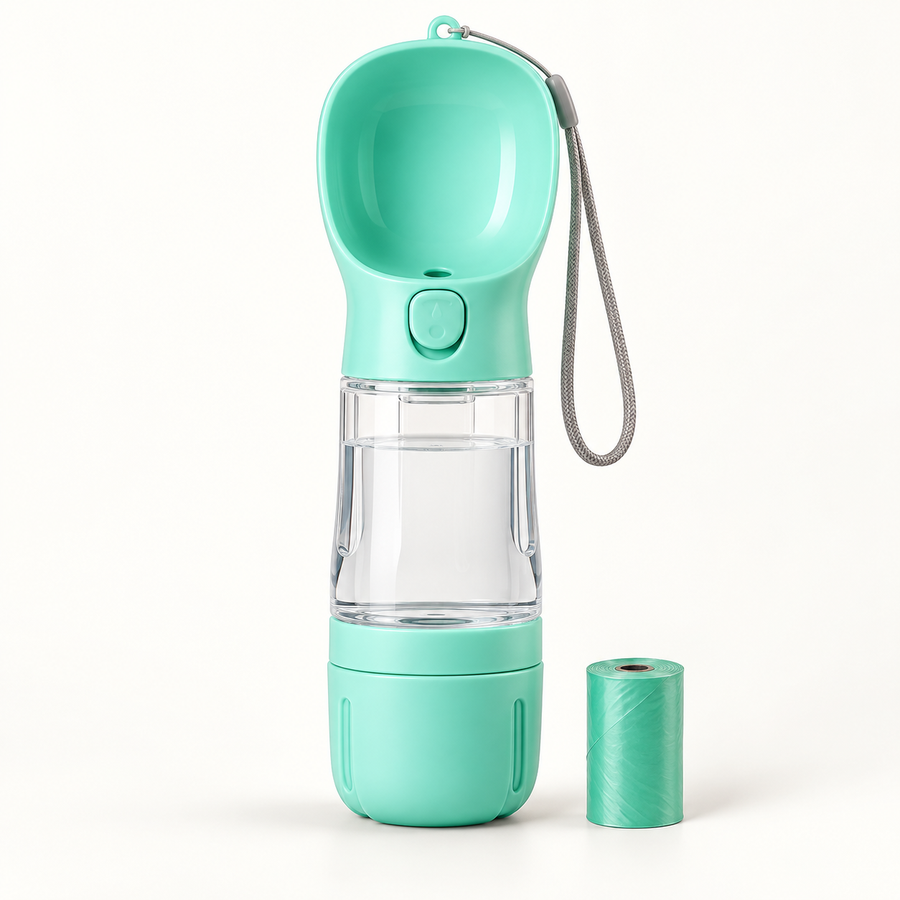 Botella Dispensadora 3 en 1 para Mascotas